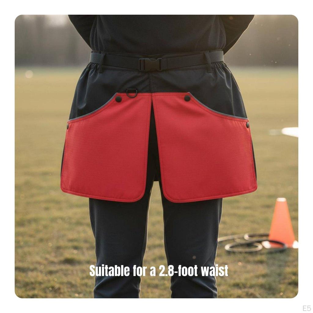 Pet Training Apron Waterproof Dog Waist Pouch Multiple Pockets Utility Belt for Outdoor