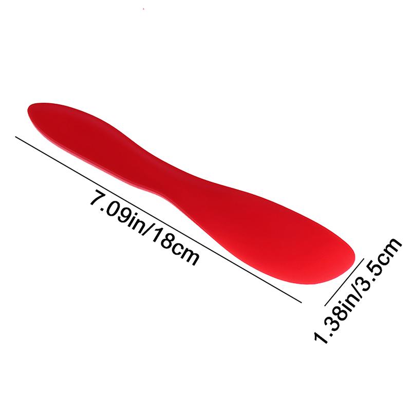 1Pc Cookie Pastry Scraper Durable Pp Plastic Multi Purpose Red Cake Dessert Butter Spatula Diy Kitchen Baking Tools