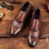 2025 Fashion Crocodile Vintage Fashion Men Shoes Formal Dress Casual Shoes Business Wedding Loafers Designer Brogue Office Shoes