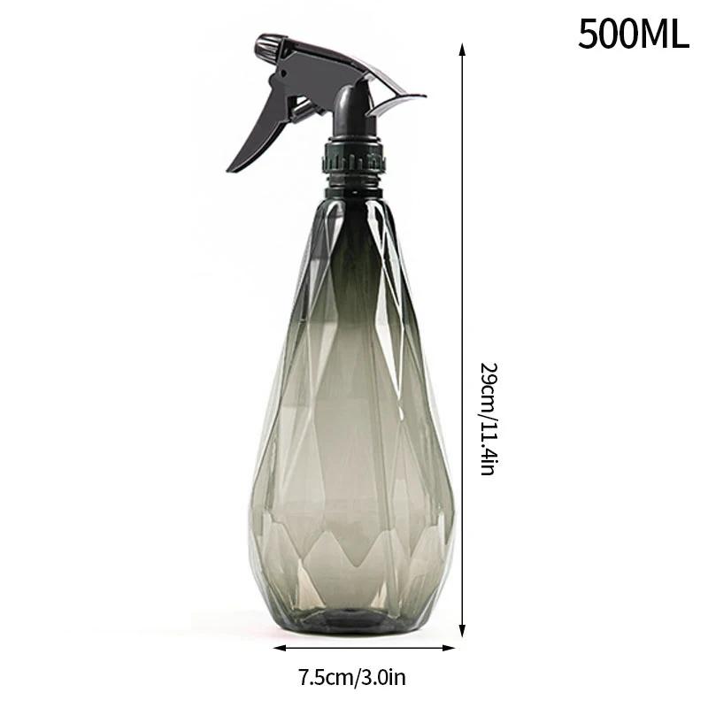 Sticlă cu pulverizare de 500 ml, cutie de udat, plante de grădinărit, flori de irigare, pulverizator de ceață, dezinfecție de uz casnic, instrument de coafură
