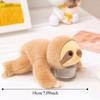 Sloth Husky Plush Lying Animal Pig Panda Stuffed Animal Doll Raccoon Bear Plush  Home Decor