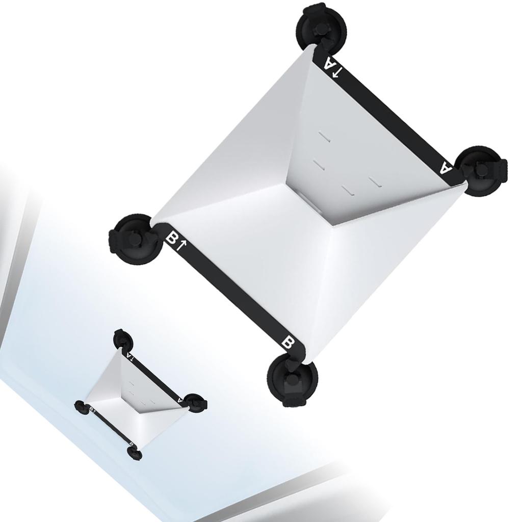 No Tools Required Suction Mount Heavy Duty Suction Cup Map Mount Carbon Steel Sunroof Holder Easy to Use for Satellite