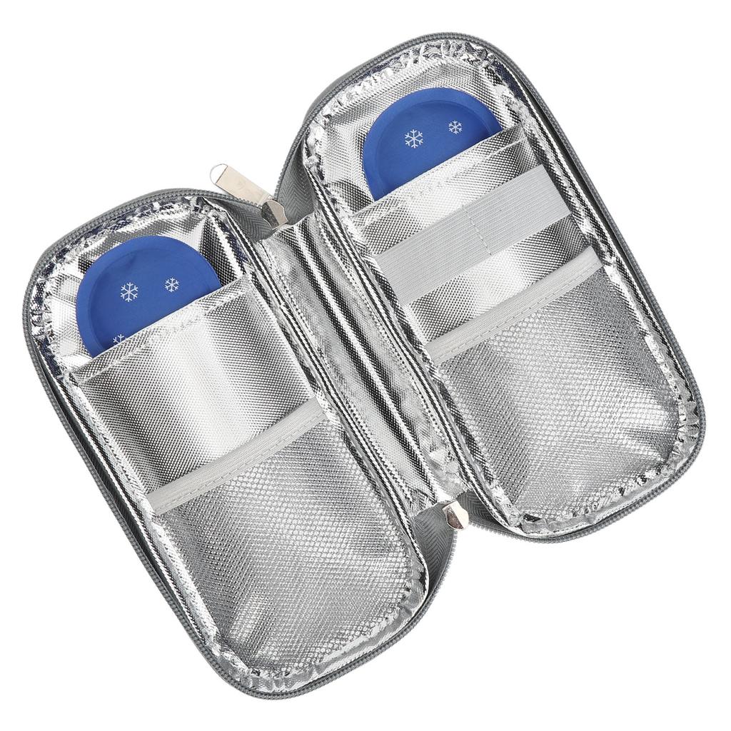 Insulin Cooler Bag Portable Lightweight Improved Insulation Convenient for Insulin Pen Glucose Monitor