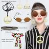 Chengjia Hippie Carnival Costume - Pants + Accessories Size S