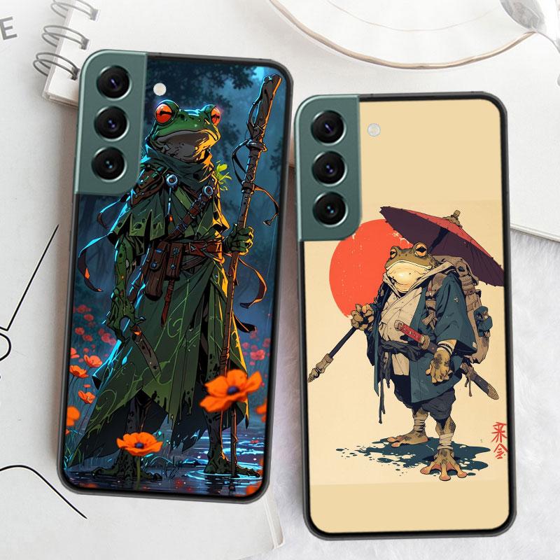 Cute Mouse Axolotl Frog Wizard Phone Case For Samsung Galaxy S22 S25 Ultra S21 S10 Plus S26 Edge S20 S23 S24 FE Cover Silico