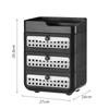 Large Capacity Cosmetics Organizer Makeup Storage Boxes Vintage Drawer-style Lipstick Desktop Dustproof Skin Care Product Rack