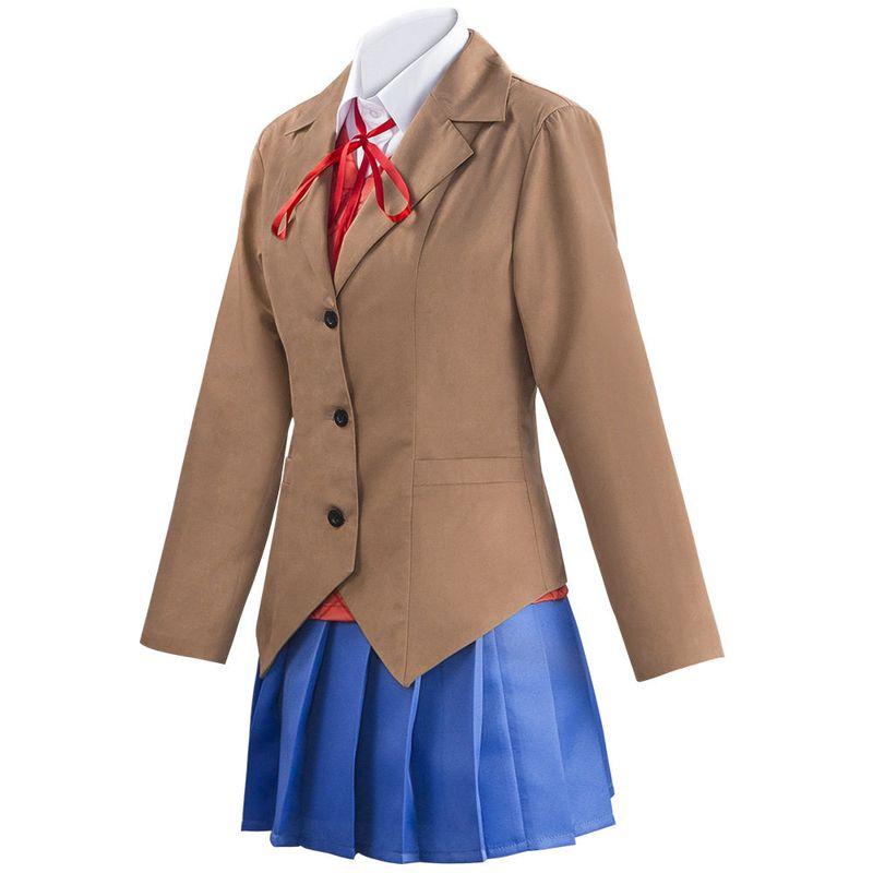 Halloween Performance Costume Monica Women's Costume Literature Club Heartbeat Club Cosplay Costume Monica Cosplay Costume