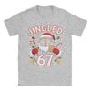 Mens Womens Jingled By 67 Six Seven Brainrot Ugly Christmas Santa  Shirt Pure Cotton New Arrival T-Shirt  Clothing Outfits