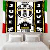 Juventus Football Club Print Tapestry, Backdrop, Easy Setup, Ideal for Bedroom, Office & Living Room, with Aesthetic Wall Hanging Decor.