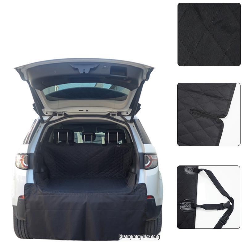 Wodoodporna i plamoodporna mata dla zwierząt do bagażnika samochodu - Odporna na zarysowania i zabrudzenia konstrukcja do sedanów i SUV-ów.