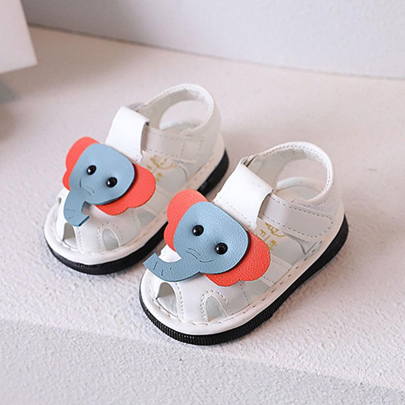 Baby Soft Sole Walking Shoes For Toddlers With Sound And Cartoon Design For Newborns
