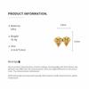 Vintage Metal Face Stud Earrings Women Exaggerated Fan Shaped Earrings Stylish Daily Wear Party Holiday Exquisite Jewelry Gifts