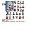 Husky Advent Calendar Christmas 2026 with 24 Unique Acrylic Pendants for Tree Decorations, Collectible Charms Cute Dog Themed Holiday Countdown