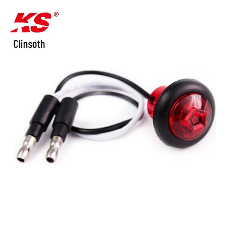 High-Brightness LED Truck Marker & Taillight for Exports 27x27x25 mm