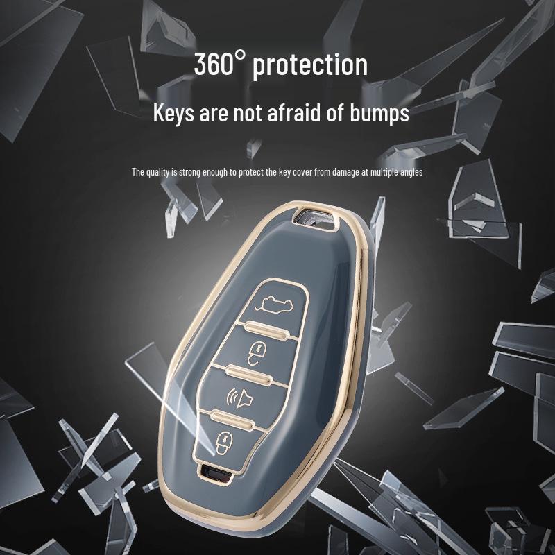 Chery Jetour X70 Schlüsselhülle: Goldrand für X70 Plus, Coupe X90