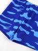 Boys' Two-Piece Quick-Dry Swimsuit with Coconut Tree Cartoon, 2025