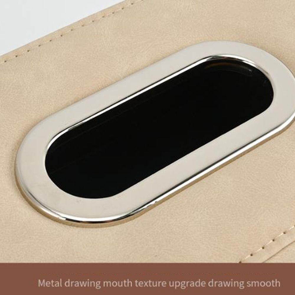 with Fix Strap Car Napkin Holder Multifunctional Backseat Tissue Case  Sun Visor Organizer