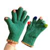 Winter Warm Touchscreens Gloves Faux Furs Texting Gloves Fuzzy Soft Winter Gloves for Outdoor Skiing Cycling Hiking