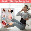 105 Beads Red Light Therapy & Heating Massage Waist Belt for Abdominal & Uterus Warming