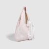 2025 Bow Art Lace One-Shoulder Large Canvas Tote Bag