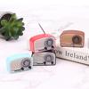 1PC Miniature Retro Radio Scale Model Ornaments Dollhouse Mini Radio Simulation Models Home Desktop Decor Crafts