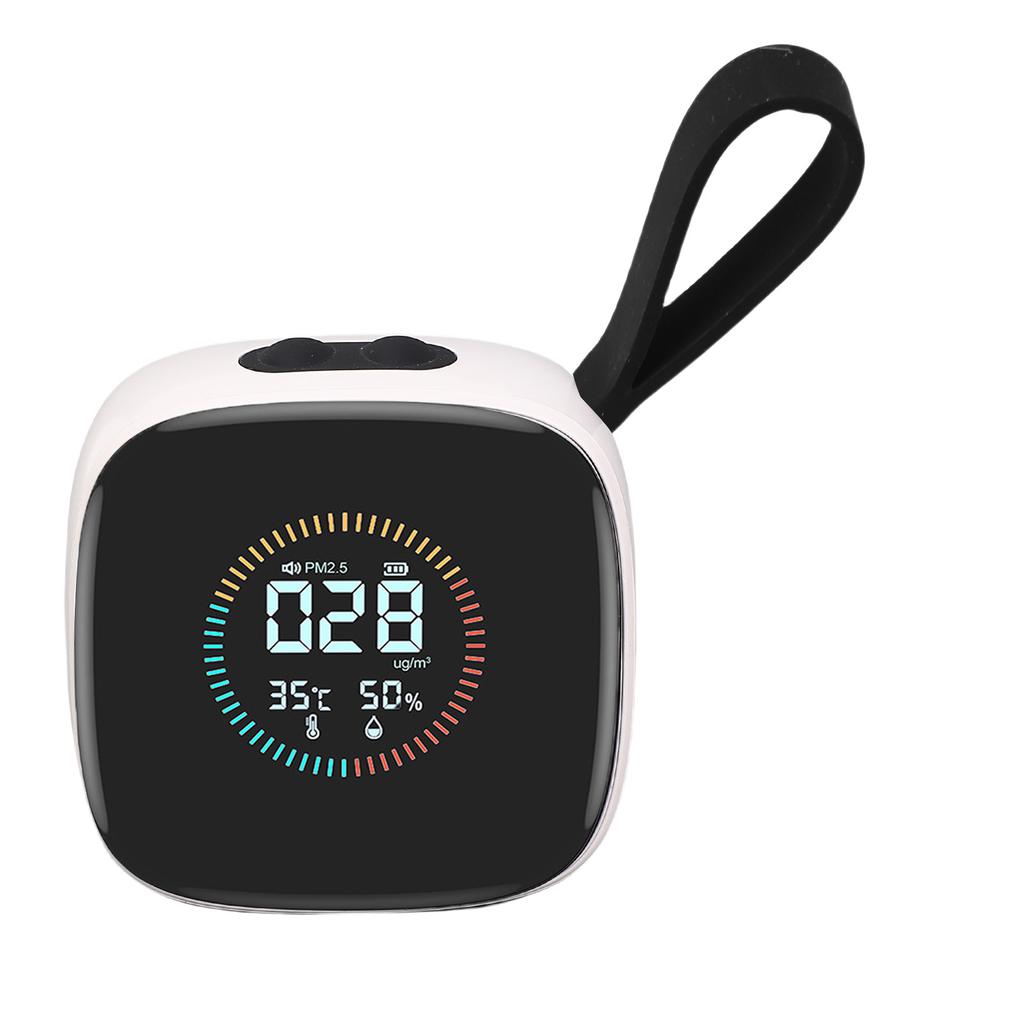 Air Quality Tester PM2.5 Temperature Humidity LCD Display Air Quality Meter for Home Hotel Office