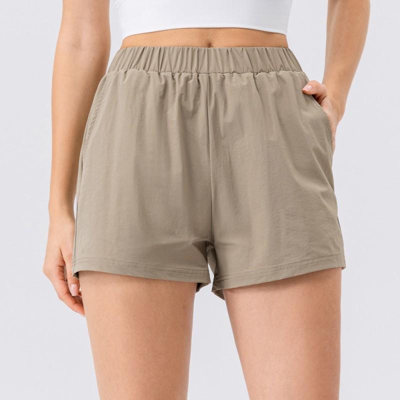 Womens High-Waist Loose Sport Shorts Quick-Dry Running Gym Workout Summer Spring Fall