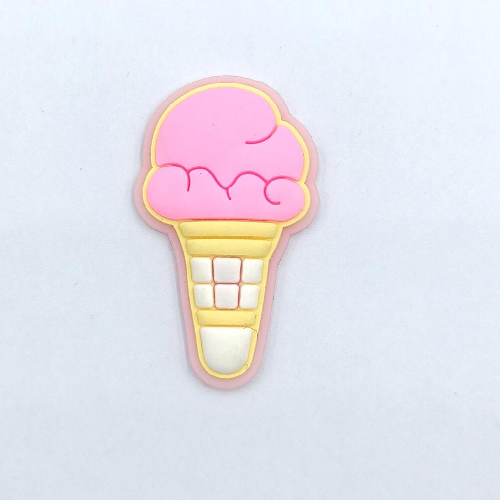 Cartoon Ice Cream Keychain, Phone Case, Hair and Shoe Accessories, DIY Buckles, and Storage Box