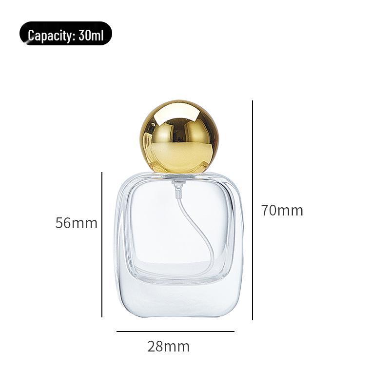 

Stylish and Durable Thickened Glass Travel Perfume Bottle