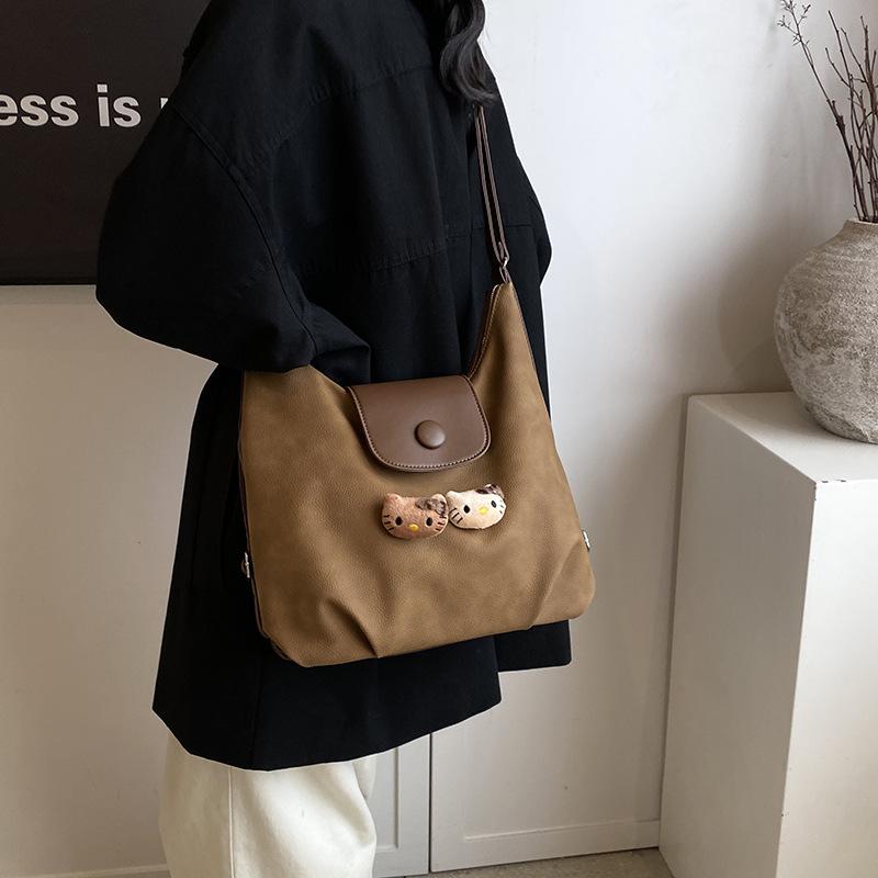 Backpack Women's Large Capacity 2025 New Casual Niche Design Multifunctional Crossbody Bag Dumpling Bag Backpack