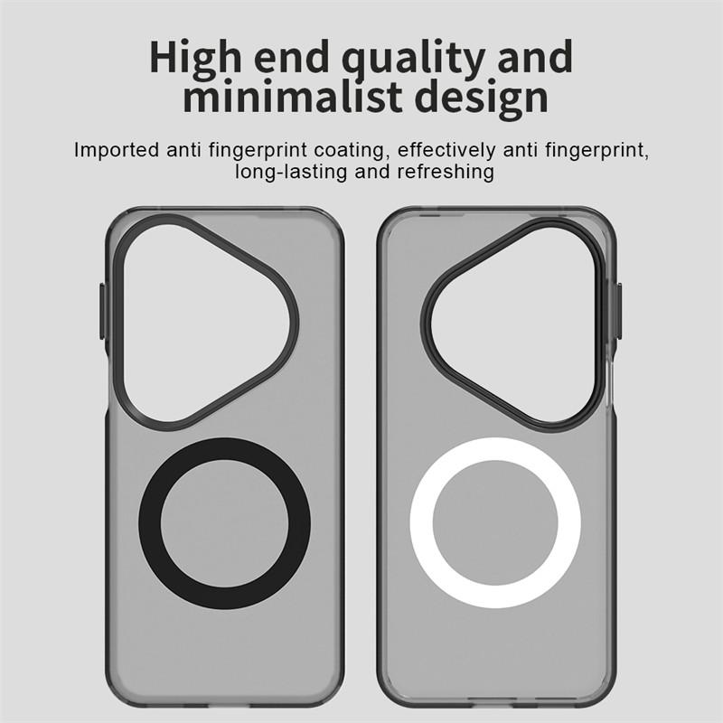 Magnetic For Huawei Pura 80 Pro Case Magsafe Wireless Charging Cover Huawei Pura 80 Pro+ Pura 80 Ultra Matte PC Protective Cases