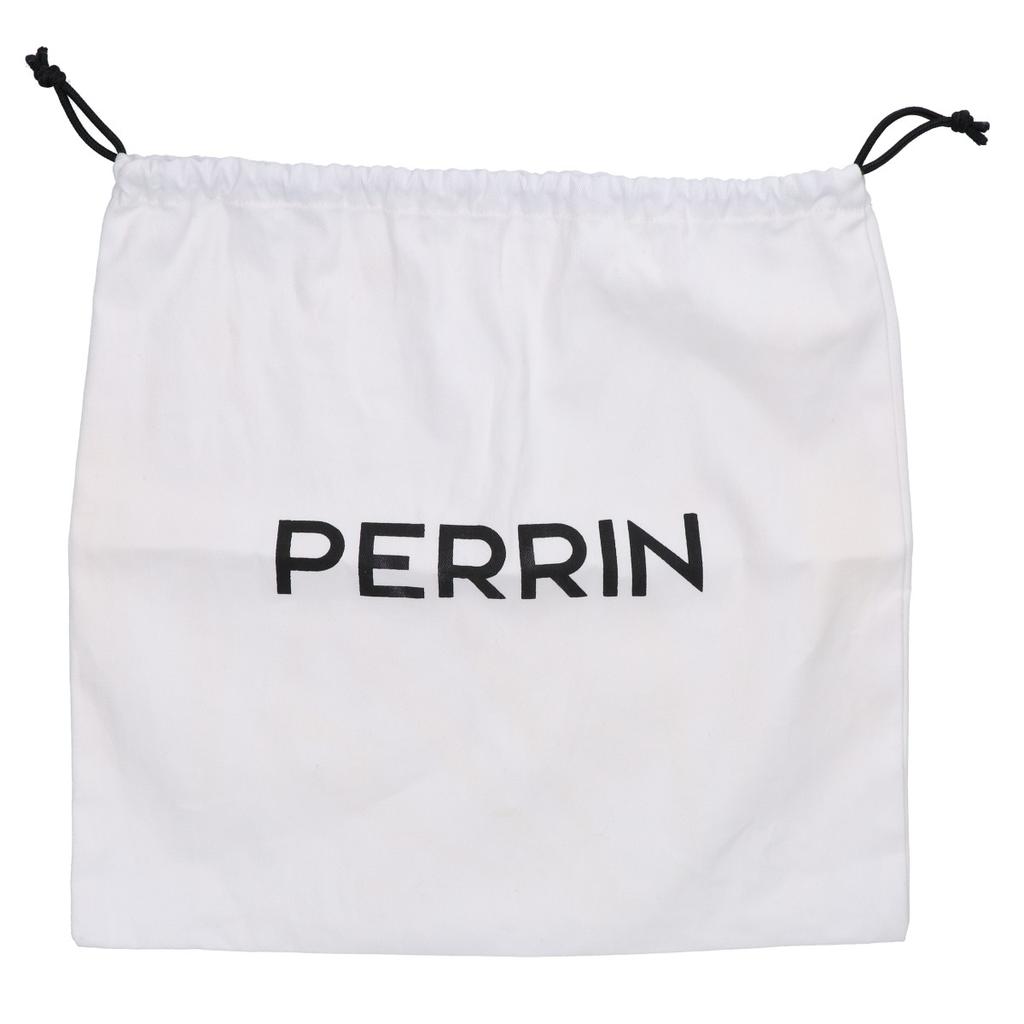 PERRIN Paris Drawer Exclusive [Excellent Condition] LE PETIT PANIER Leather X Raffia Shoulder Bag Navy / naturalUsed