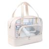 Borsa da Nuoto Impermeabile con Separazione Bagnato/Asciutto a Doppio Strato per Viaggio Uomo Donna