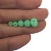 100Pcs/Bag Luminous Fishing Soft Floats Beads Hard Rubber Glow In the Dark Oval Shape Fishing Lures Beads Stoppers Glowing Ball
