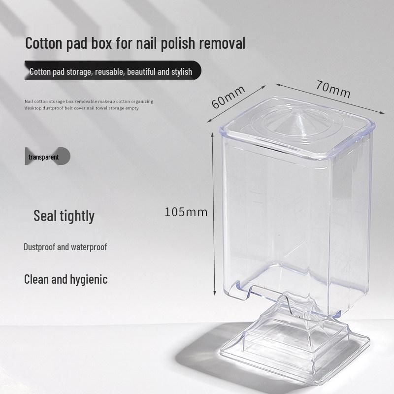 Nail Art Towel & Cotton Pad Storage Box
