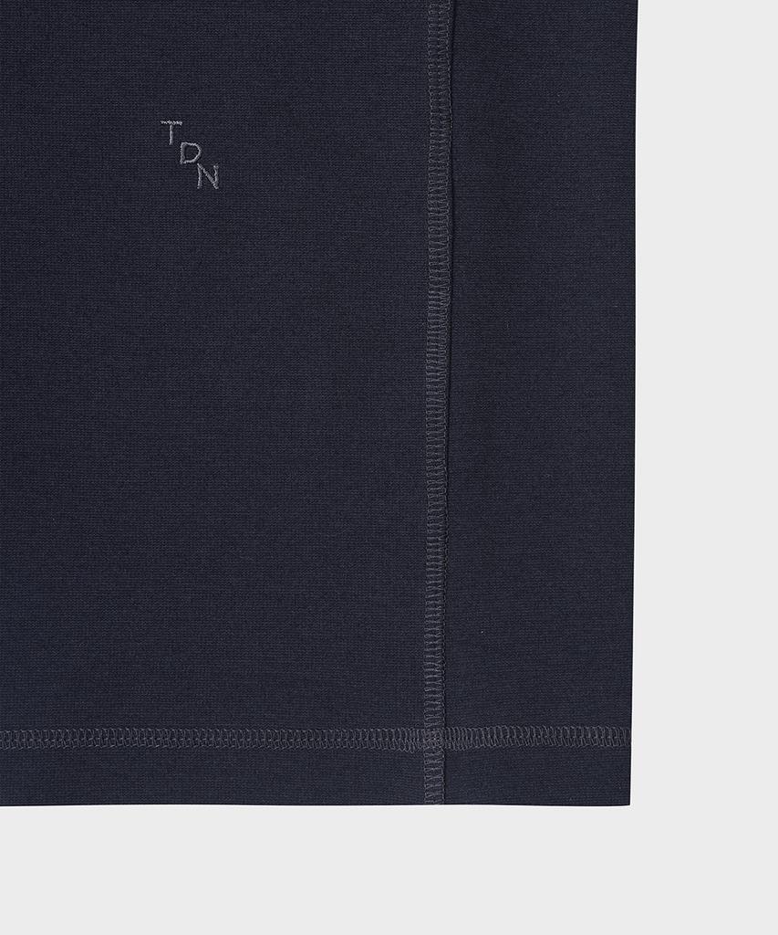 Teildeon Solid Cool Touch T-Shirts Dark Navy