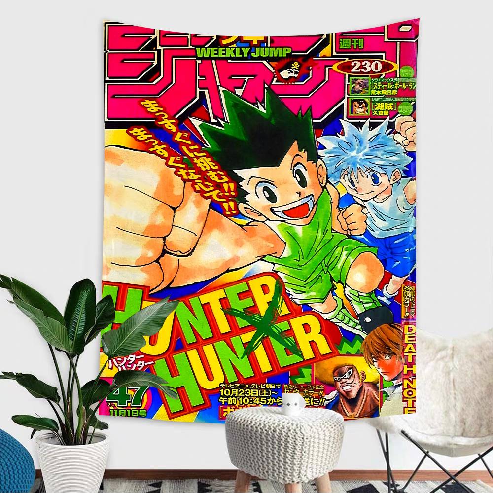 Anime Hunter X Hunter Theme Background Cloth Happy Party Baby Shower Supplies Decoration Banner Shooting Props