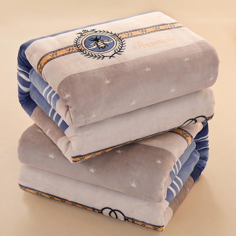 Dual-Use Flannel Throw & Bed Sheet: Thick, Warm, Winter & All-Season Blanket for Dorm or Home, Single/Double