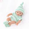 17.7CM Washable Lifelike Soft Hand-painted Simulation Baby Reborn Doll Children Accompany Play Doll