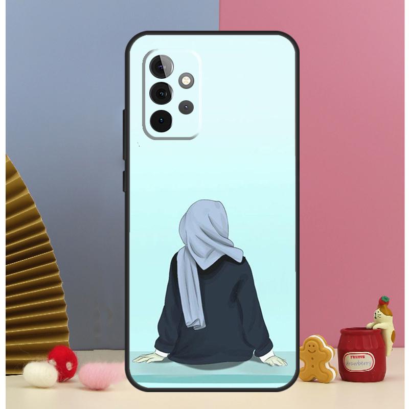 Islamic Hijab Girl Queen Case For Samsung Galaxy A56 A16 A26 A36 A13 A33 A53 A17 A54 A34 A14 A15 A35 A55 A52 A12 A32