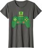 Video Game Controller Irish Gamer Saint Patricks Day Ladies' Crewneck T-Shirt