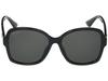 Gucci Asian GG0765SA Grey Women's Sunglasses, Fit, 002, Black,
