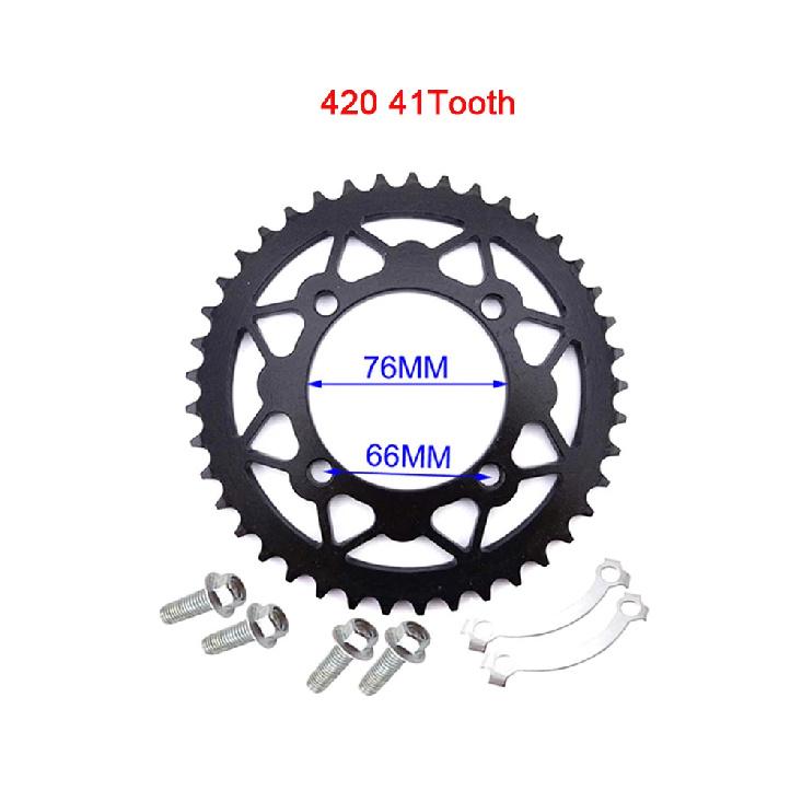 STONEDER Rear Sprocket 420 428 35T 37T 39T 41T 43T For SDG Hub Wheel Pit Dirt Bikes Motorcycle