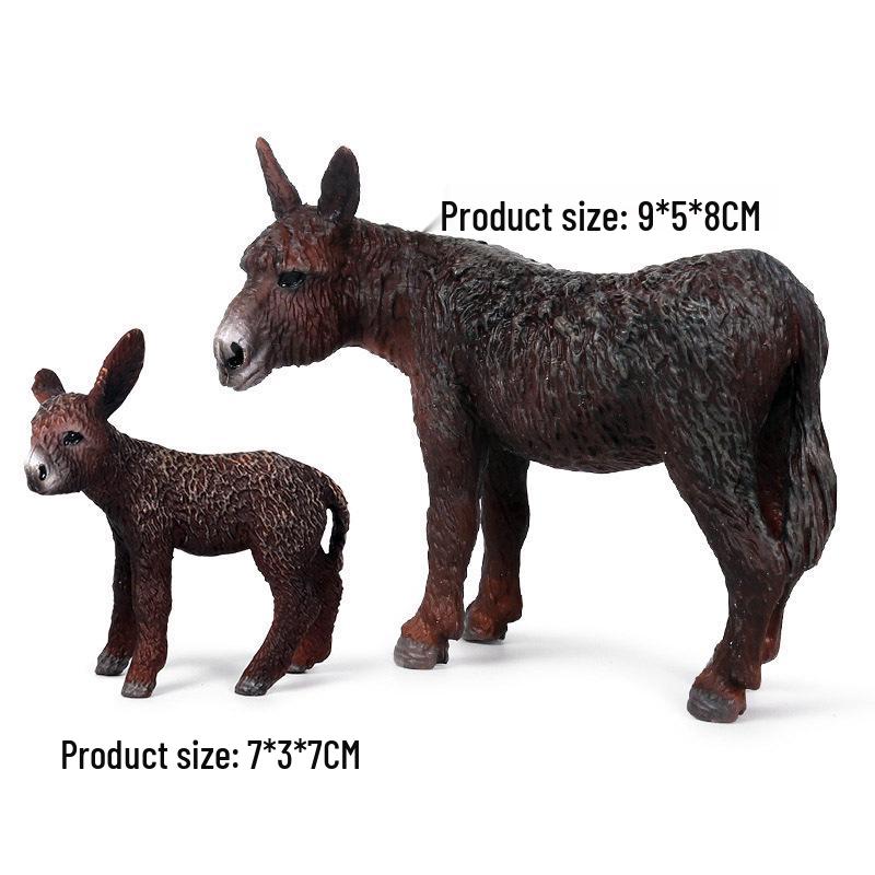 Animal Model Set: Lion, Tiger, Elephant, Panda, Giraffe, Hippo, Rhino, Sheep