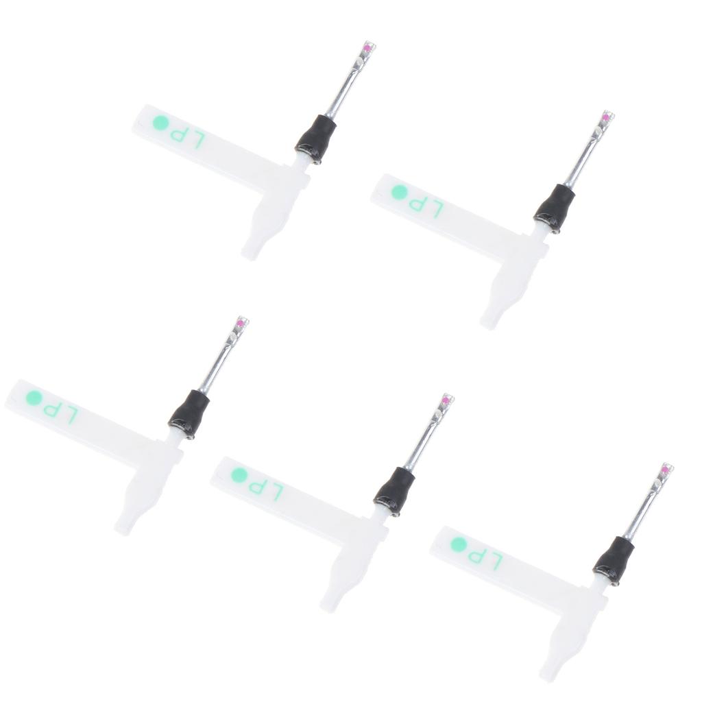 Pack of 5 Phonograph Needle Record Player Needle Phonograph Replacement Part Turntable Styluses Suitable for Players