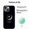 Cool moon fashion poster pattern Phone Case For iPhone 17 16 15 14 13 12 Plus Pro Max  High-end Luxury Magsafe Sheepskin