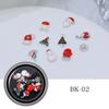 Claus Party Nail Rhinestones Christmas Nail Charms Christmas Nail Decorations Manicure Accessories