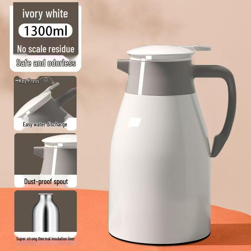 Large Capacity Glass Liner Thermos Flask for Home and Office