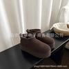 Sangpo snow boots female couple short boots new bread shoes winter velvet thickened thermal cotton