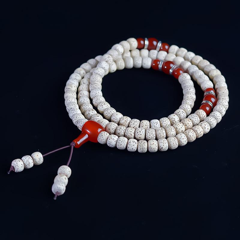 Star & Moon 108-Bead Bodhi Bracelet for Men & Women